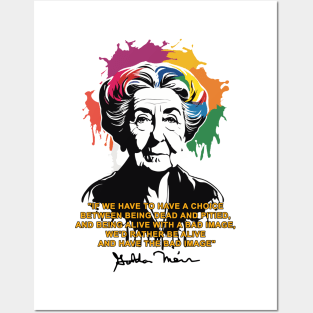 Golda Meir Posters and Art